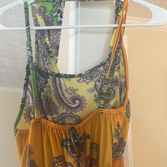 Orange Hobo Style Sun Dress - Picture 5 of 6